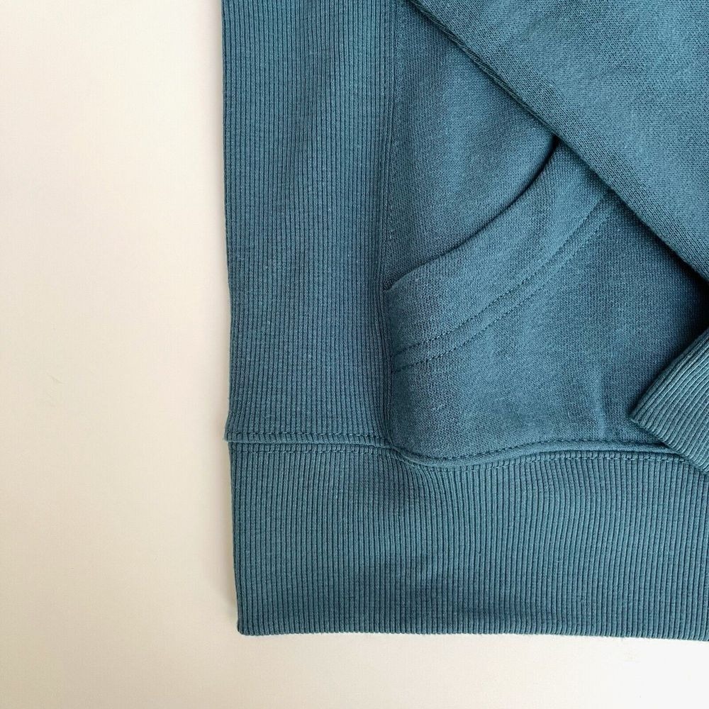 Peloton Aqua Sweatshirt Hoodie, Peloton Teal Zip Up Hoodie, Zip Sweaters K2 - Picture 7 of 7